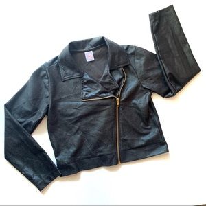 NWOT Wonder Nation Fashionista Black Jacket Girls